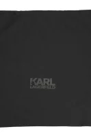 Shopperka IKONIK | z dodatkiem skóry Karl Lagerfeld czarny